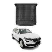 Tapis de Coffre pour Skoda Kodiaq 2016-2022 Noir