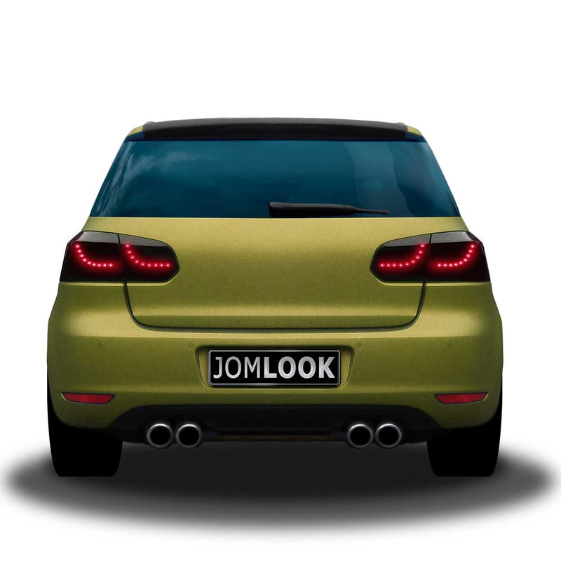 Feux arrière à LED pour Volkswagen Golf 6 2008-2012 Noir 4 pieces