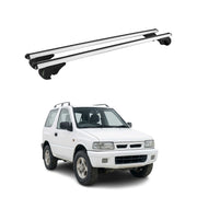 Barres de toit pour Ford Maverick / Nissan Terrano II 1993-1998 TÜV Alu Gris 2x