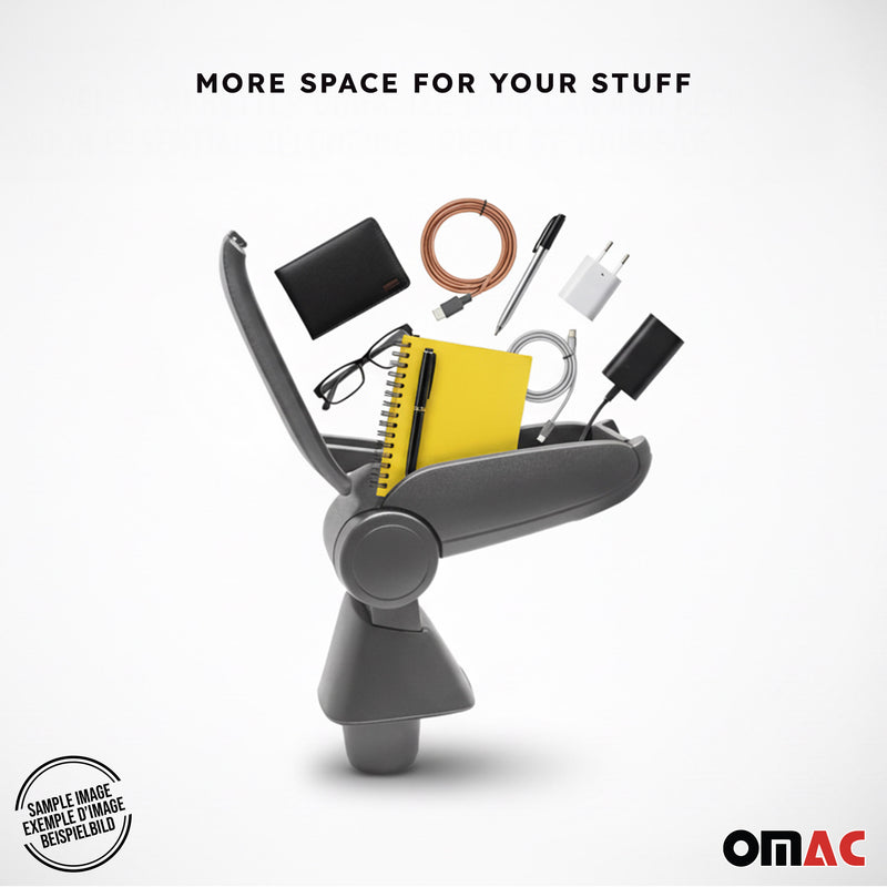 Accoudoir pour VW Polo V HB 2009-2014 Vinyl Abs Gris