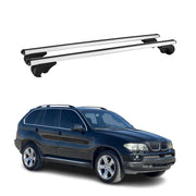 Barres de toit transversales pour BMW X5 E53 1999-2006 Aluminium Argent