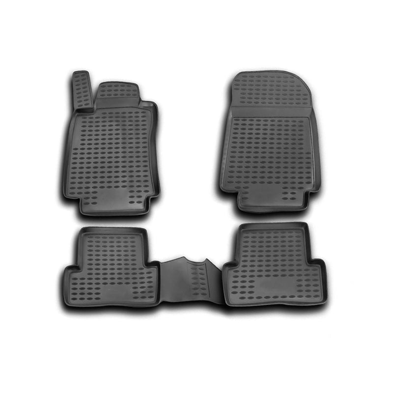 Tapis de Sol pour Renault Clio 3 2005-2012 Caoutchouc TPE Noir