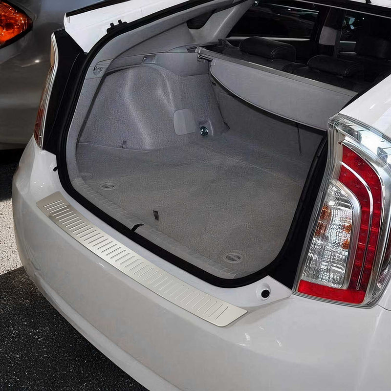 Protection Seuil de Pare-chocs Arriére pour Toyota Prius Break 2012-2017 Acier