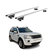Barres de toit transversales ABE pour Land Rover Freelander II 2006-2016 Gris 2x