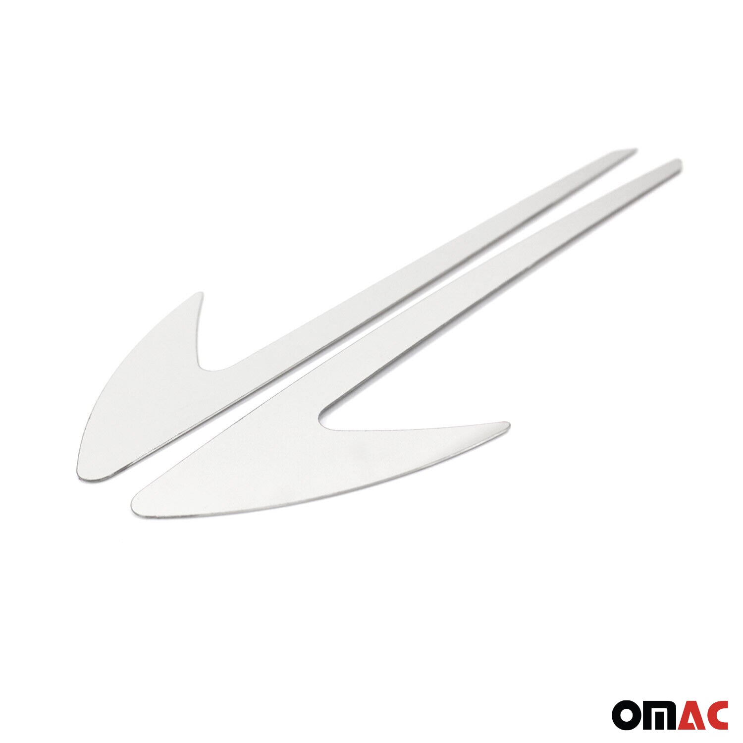 Bandes décoratives latérales chromées pour BMW 3 E90 F30 2005-2019 inox 2Pcs