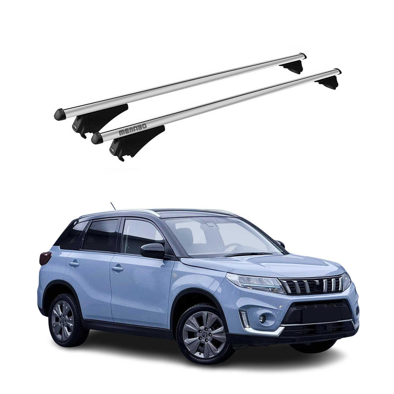 Tiger Barres de toit transversales pour Suzuki Vitara 2015-2020 Gris