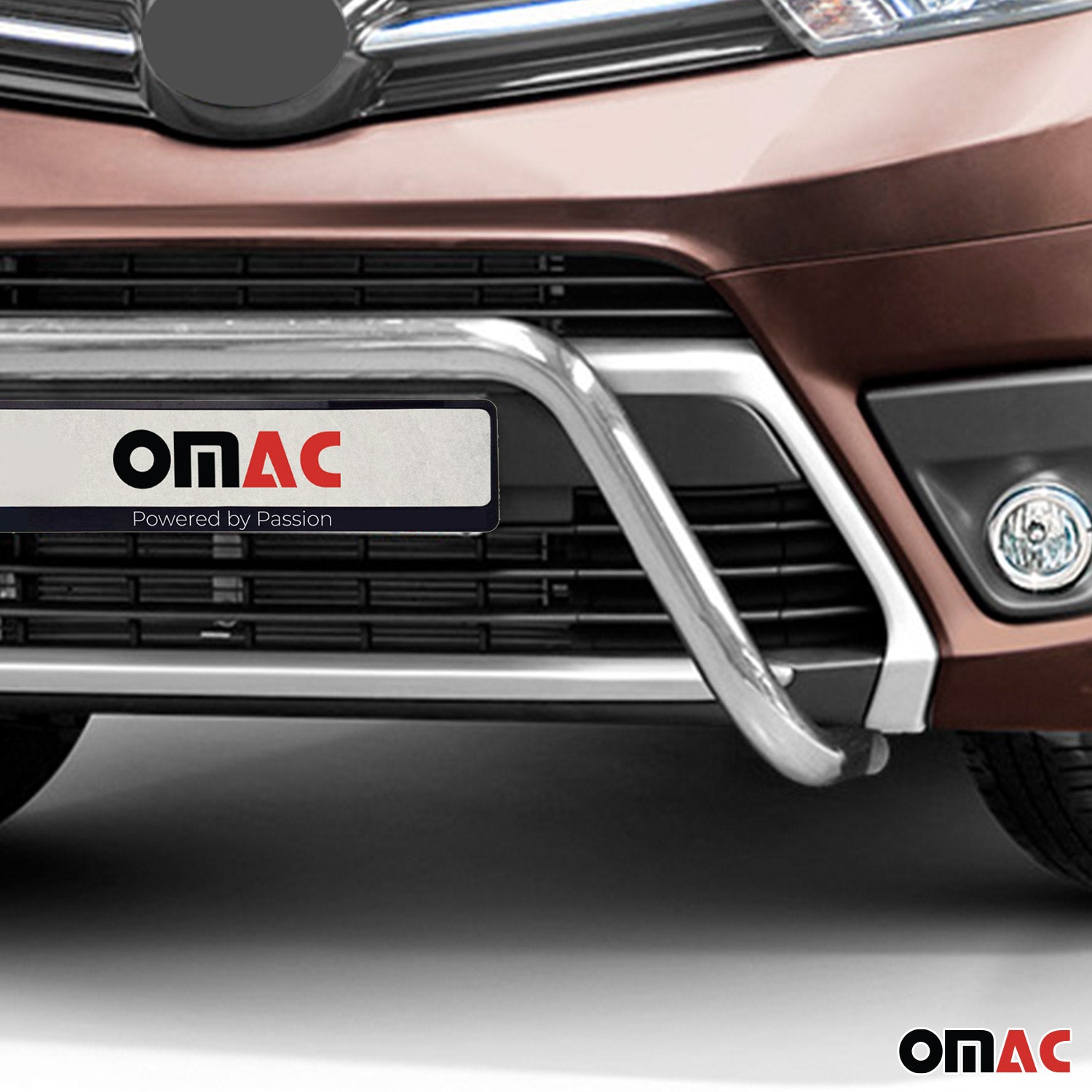 Pare-Buffle Avant Pour Toyota Proace 2016-2026 en Acier Inox Argent