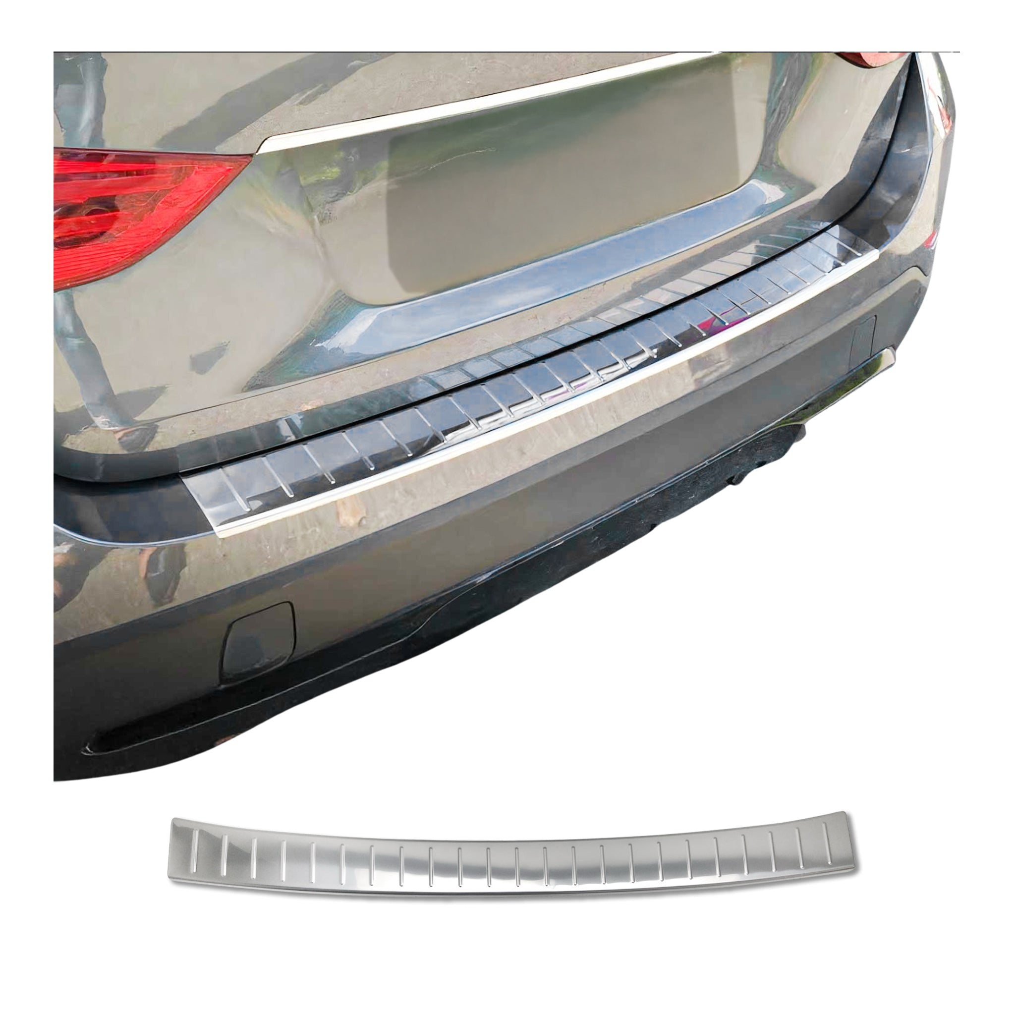 Protection de Pare-Chocs pour BMW X1 E84 2012-15 Facelift Inox finition polie