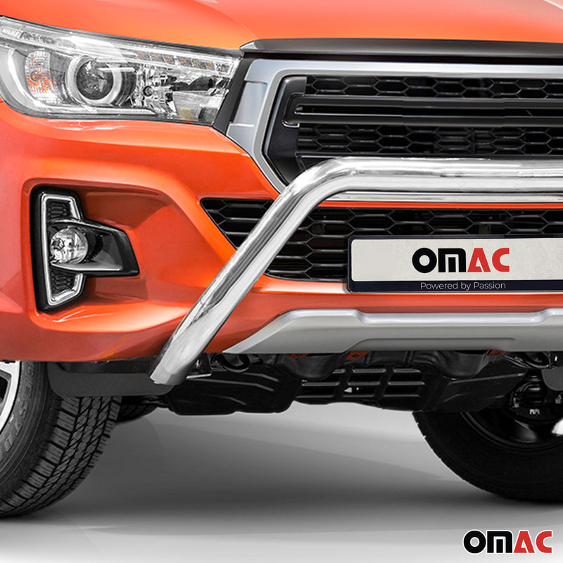 Pare-Buffle Avant Pour Toyota Hilux 2018-2020 Acier Inoxydable