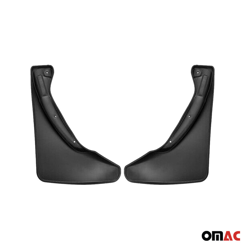 Bavettes Garde Boue pour Jeep Grand Cherokee WK 2010-2014 Arrière Noir 2Pcs