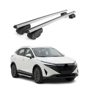 Barres de toit Transversales pour Nissan Qashqai J12 2021-2026 Aluminium Gris 2x