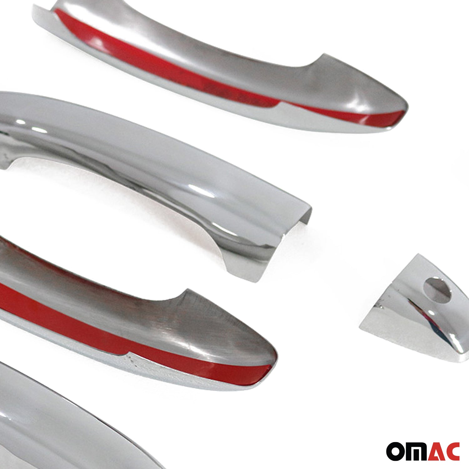 Couverture de Poignée de Porte pour Dacia Sandero 2021-2025 Acier Inoxy 5Pcs