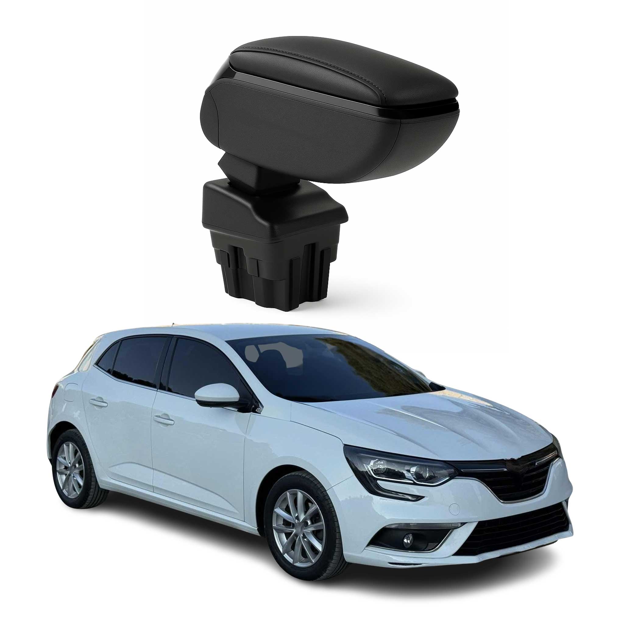 Accoudoir central pour Renault Megane 2016-2022 Noir