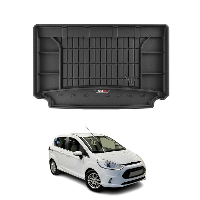 Tapis de Coffre pour Ford B-Max 2012-2017 TPE Noir