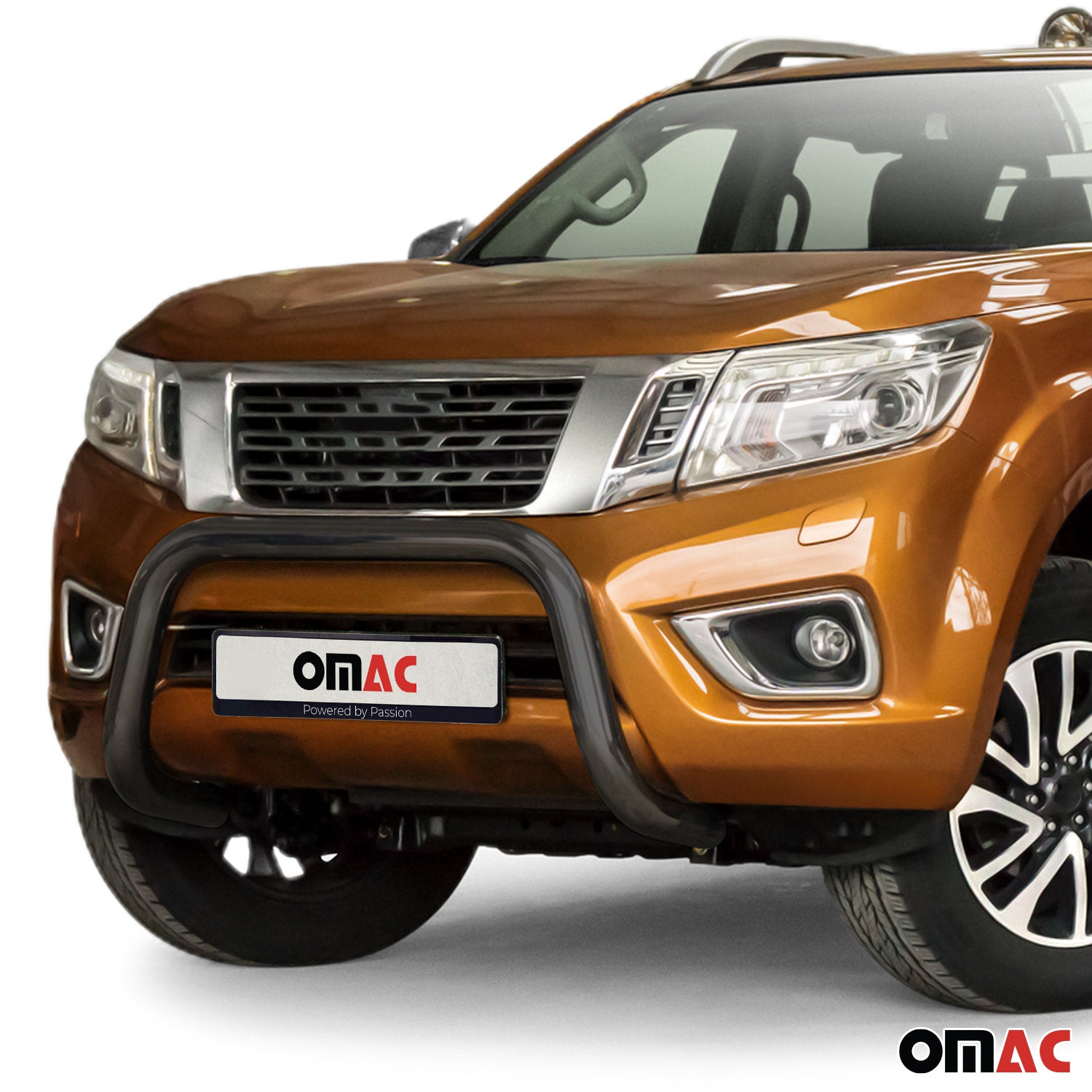 Pare-Buffle Avant Pour Nissan Navara NP300 2015-2026 Acier Noir