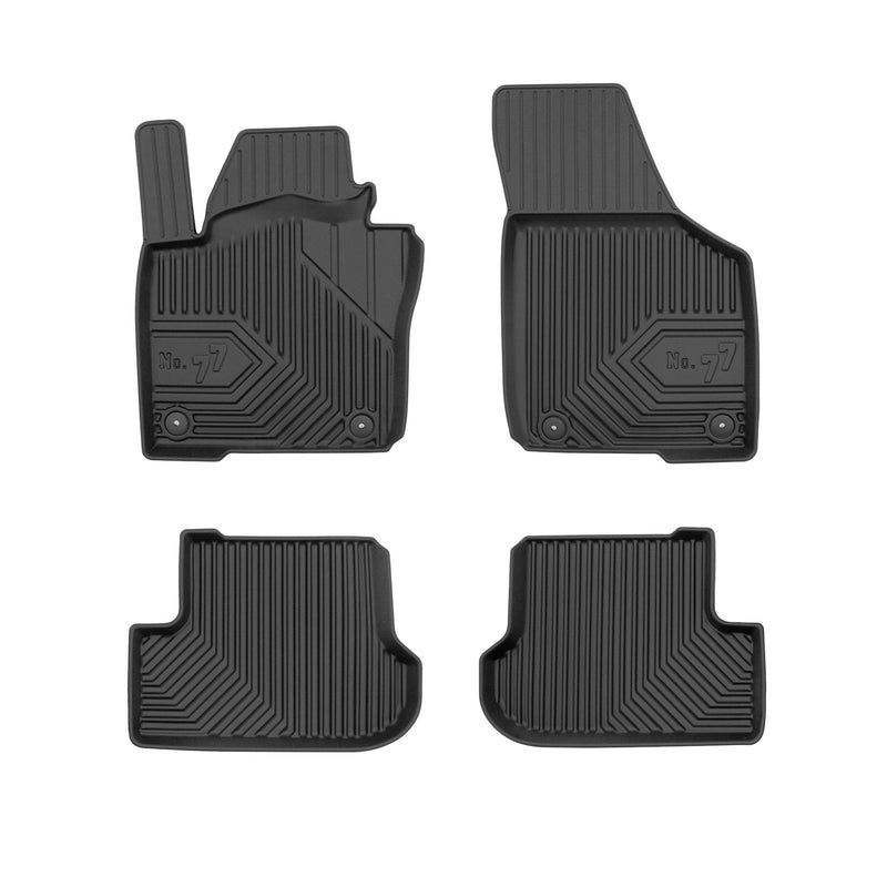 Tapis de Sol de Voiture pour VW Beetle 2011-2019 TPE Antidérapant Noir 4Pcs