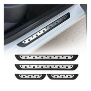 Seuils de porte pour Skoda Rapid 2012-2019 4 pcs en acier inox Chromé