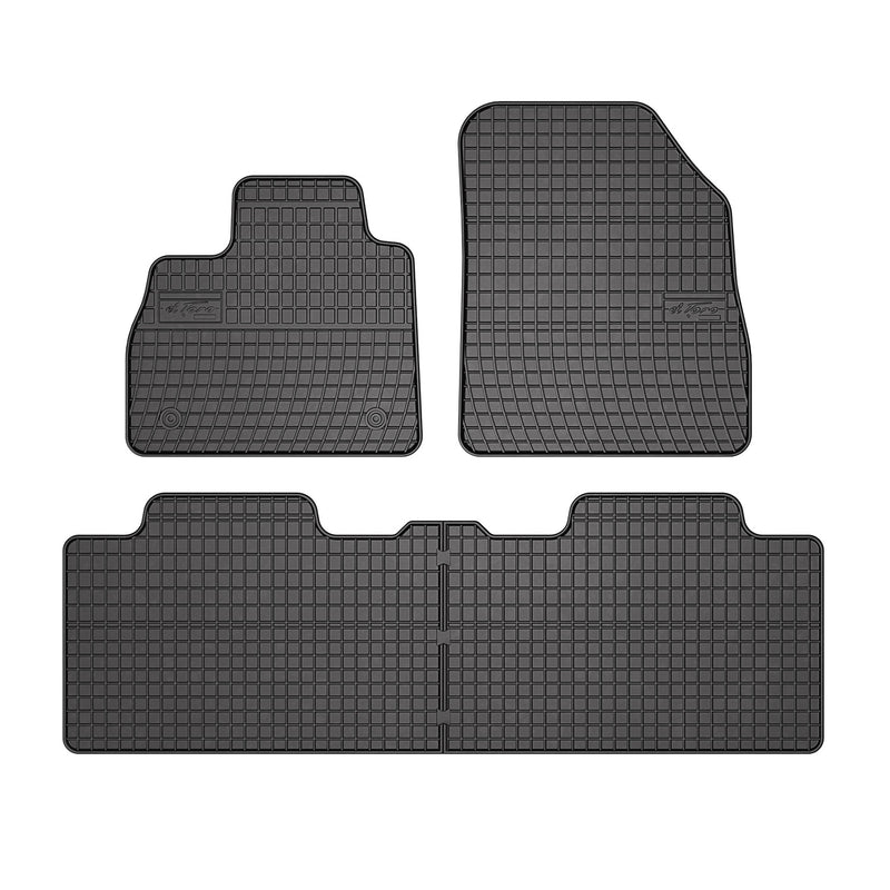 Tapis de Sol pour Renault Espace 2014-2020 Caoutchouc Noir