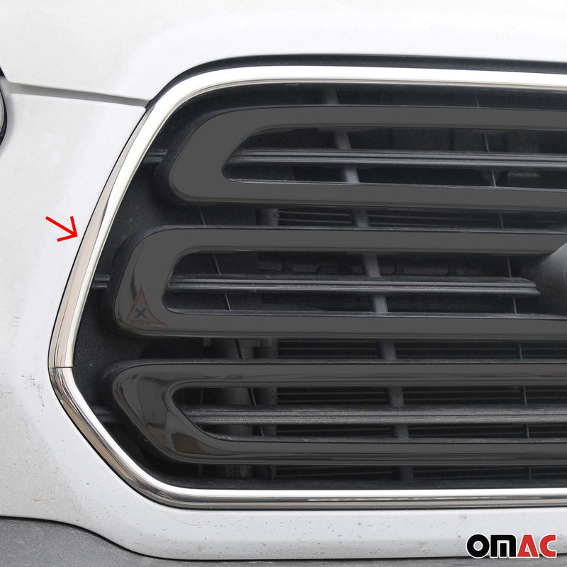 Moulure de Grille de Calandre pour Ford Transit 2014-2022 Chromé 2Pcs