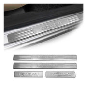 Seuils de porte pour Mazda CX-5 2017-2025 Exclusive en acier inox Chromé