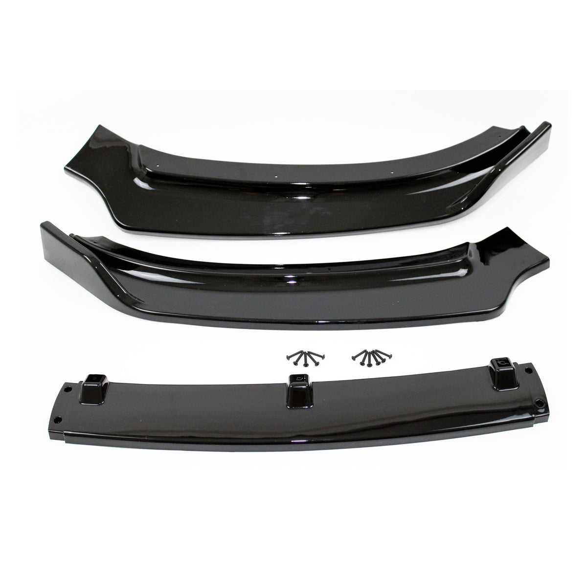 JOM Lèvre de Pare-choc Avant pour Audi A4 B8 8K Facelift 2011-2015 Noir Brillant Sport Look