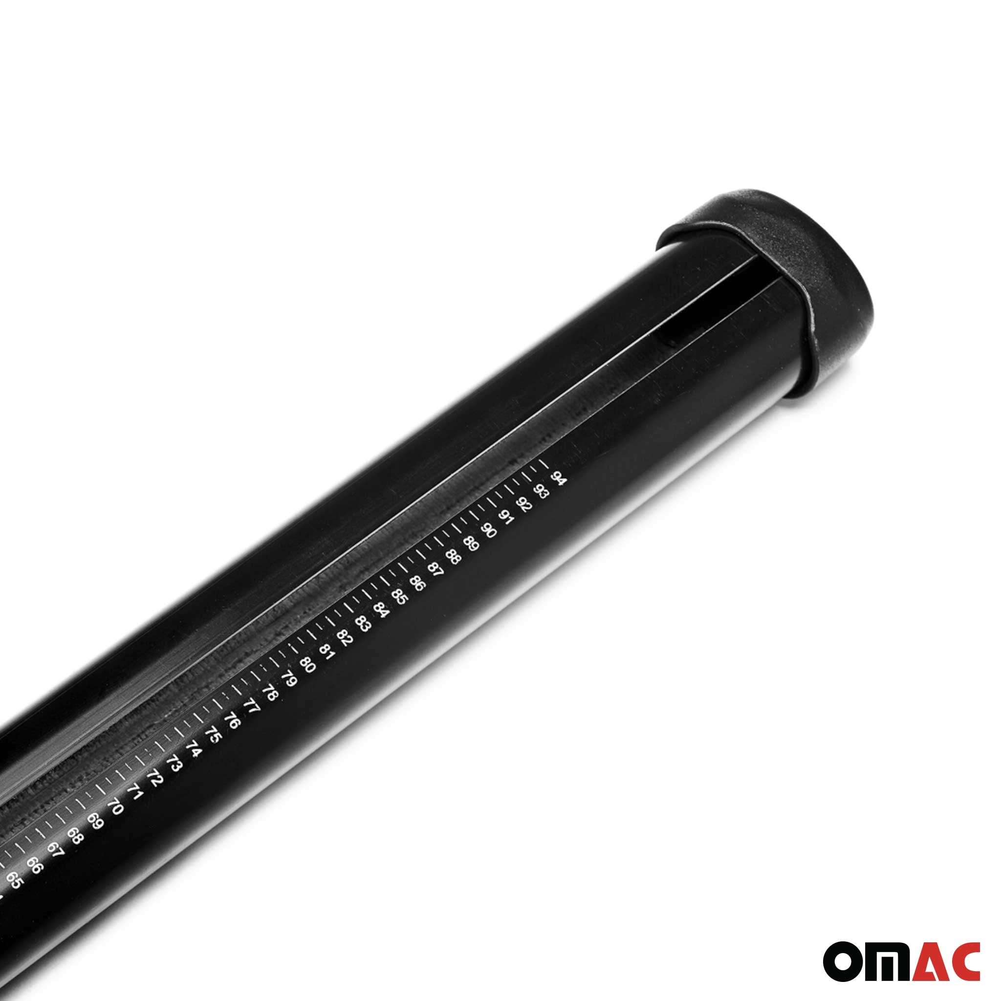 Barres de toit transversales acier pour DR 3 2018-2026 TÜV 75 kg Noir 2x
