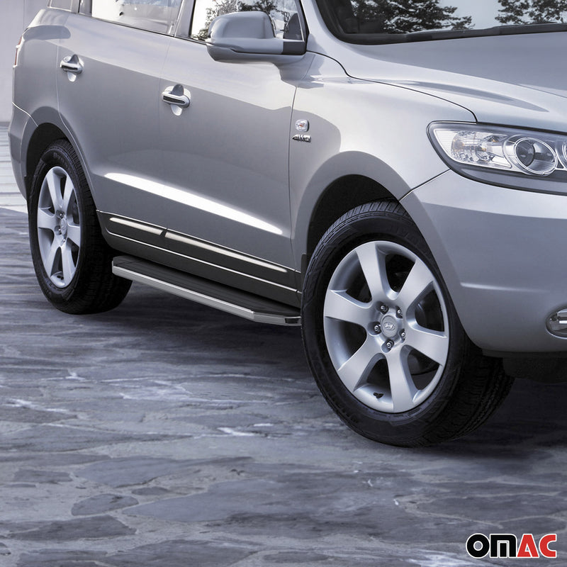 Marchepieds Latéraux pour Hyundai Santa Fe 2006-2012 ABE Alu