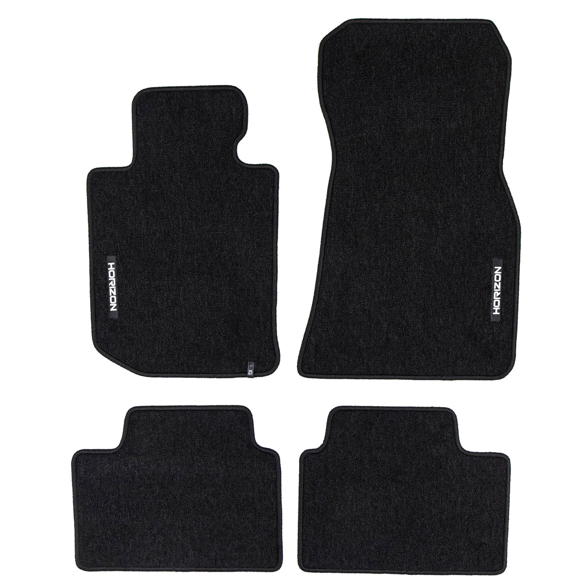Tapis de Sol de Voiture pour BMW Série 3 G20 G21 2018-2026 Velours Noir 4Pcs