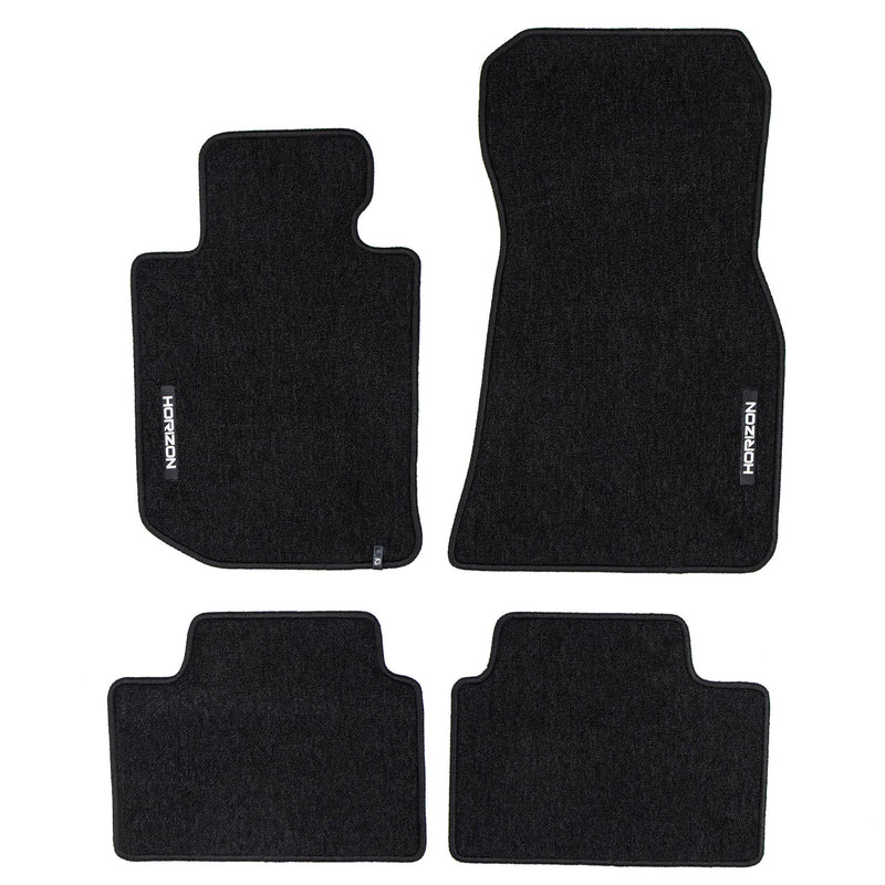 Tapis de Sol de Voiture pour BMW Série 3 G20 G21 2018-2025 Velours Noir 4Pcs