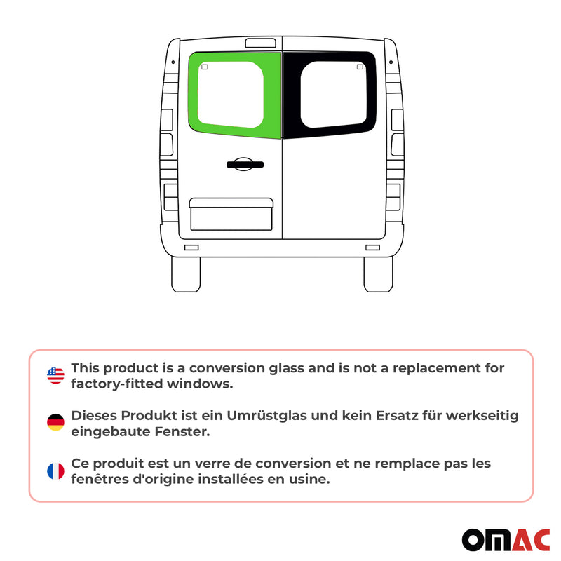 Vitre de Porte pour Mercedes Vito W447 2014-2025 Van L2 L3 Arriére Gauche