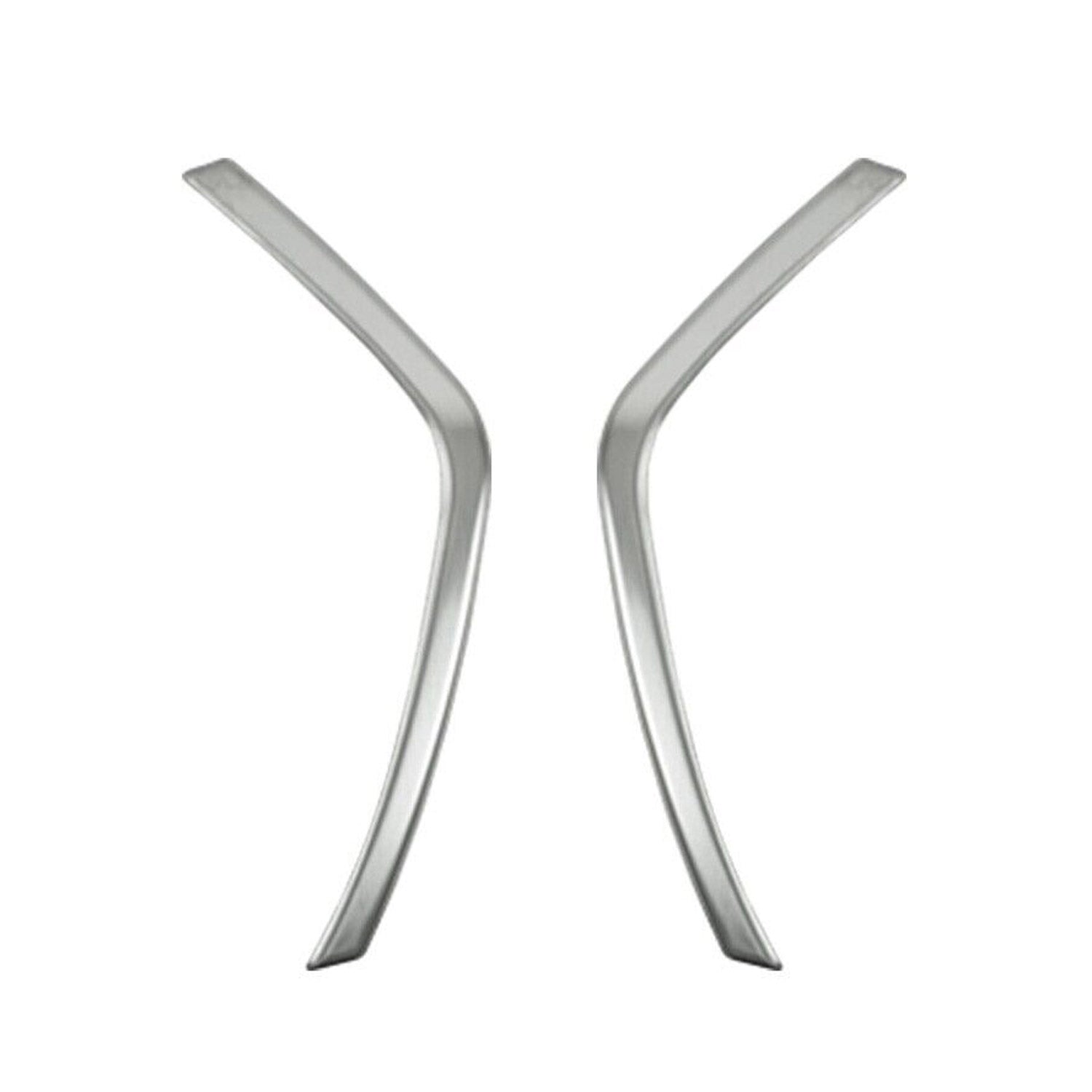 Cadres phares pour Dacia Duster II 2018-2021 2 PCS en acier inoxydable Chromé