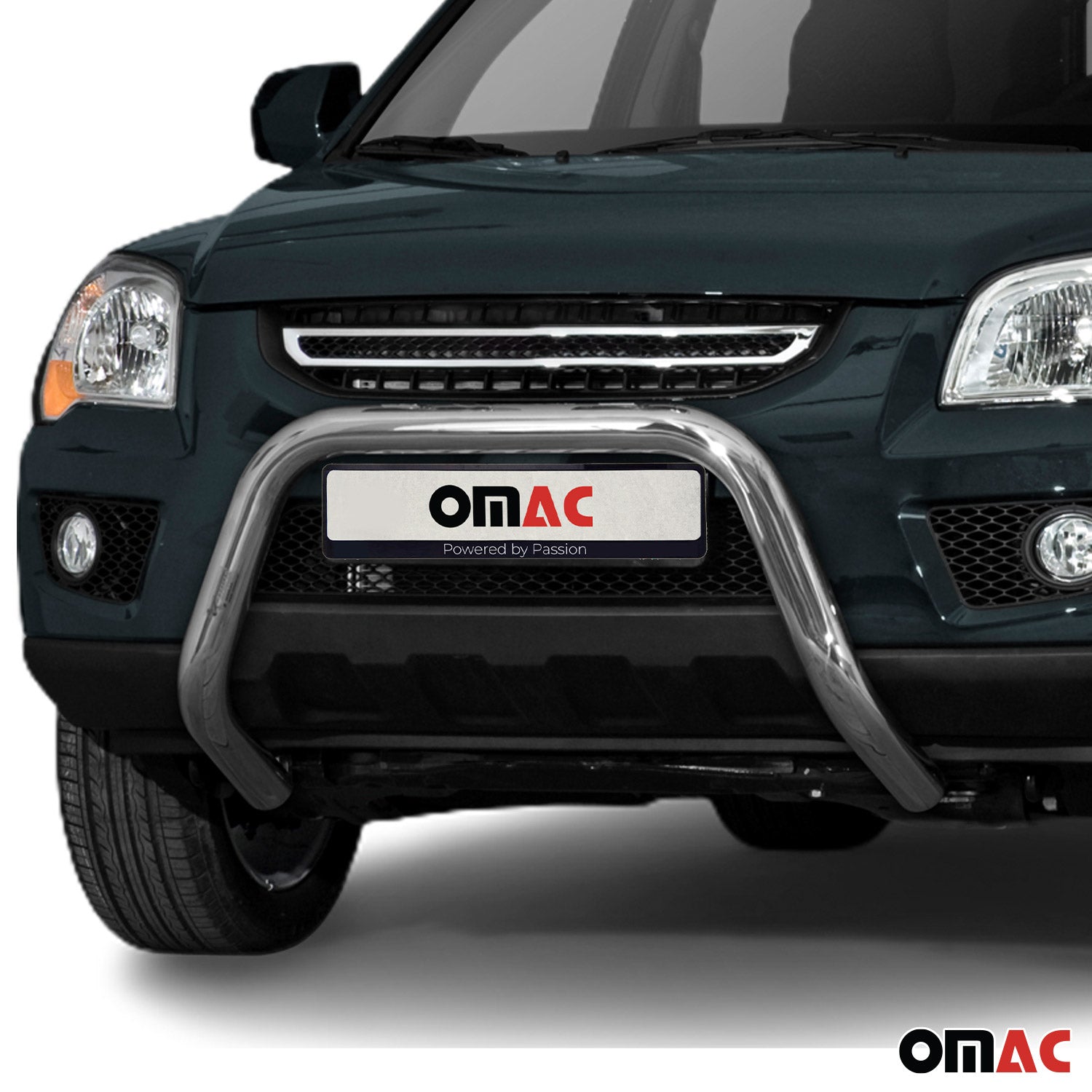 Pare-Buffle Avant Pour Kia Sportage 2008-2010 Acier Argent