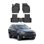 OMAC Tapis de sol en caoutchouc pour Volvo XC90 2002-2014 Noir Premium