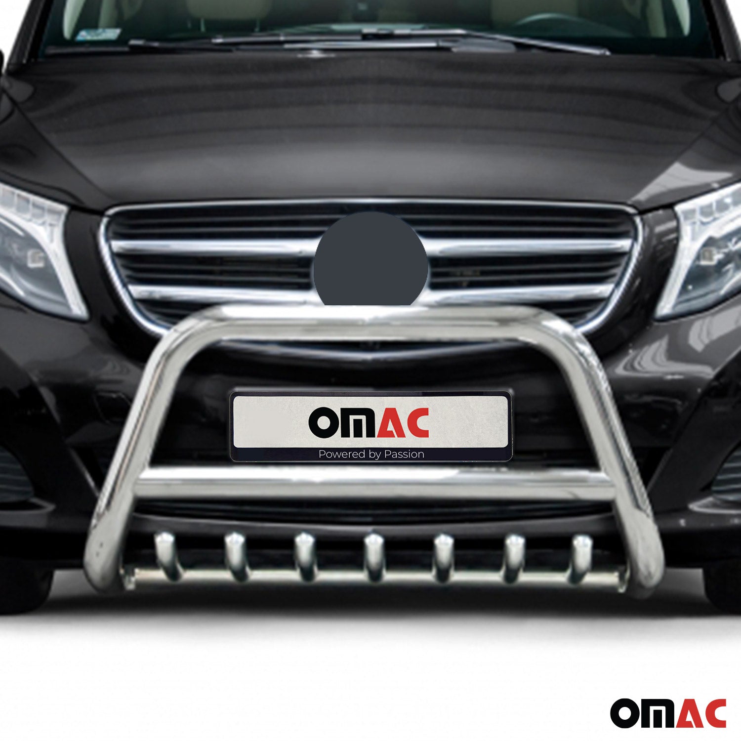 Pare-Buffle Avant Pour Mercedes Classe V 2014-2019 Argent