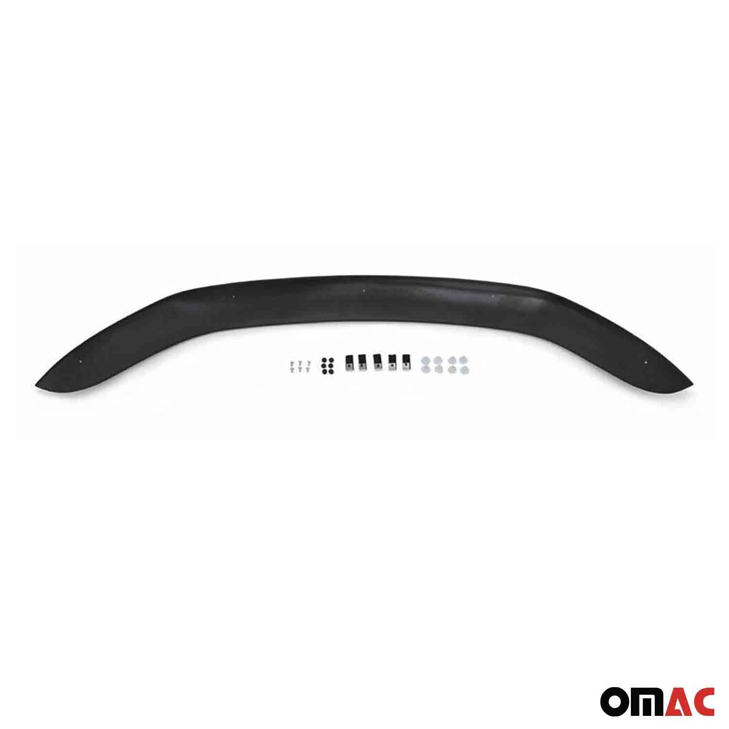 Deflecteurs d'air capot de voiture pour Ford Ranger T6 Pre-Fl 2012-2015 Noir