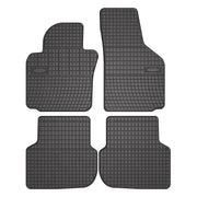 OMAC Tapis de Sol pour VW Jetta 2010-2018 Caoutchouc Noir
