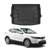 OMAC Tapis De Coffre caoutchouc pour Nissan Qashqai J11 2014-2021 Noir Premium