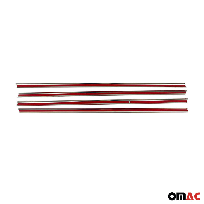 Garniture De Fenétre pour Renault Megane II 2002-2009 en acier inox chrome