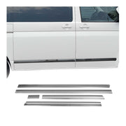 Baguette Latérale de porte pour VW T6 T6.1 Transporter 2015-2024 L1 chromé Foncé