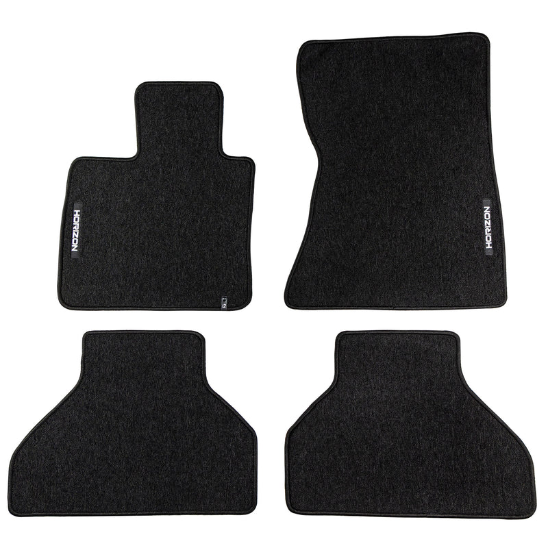 Tapis de Sol de Voiture pour BMW X5 E70 2006-2013 Velours solide et durable 4Pcs