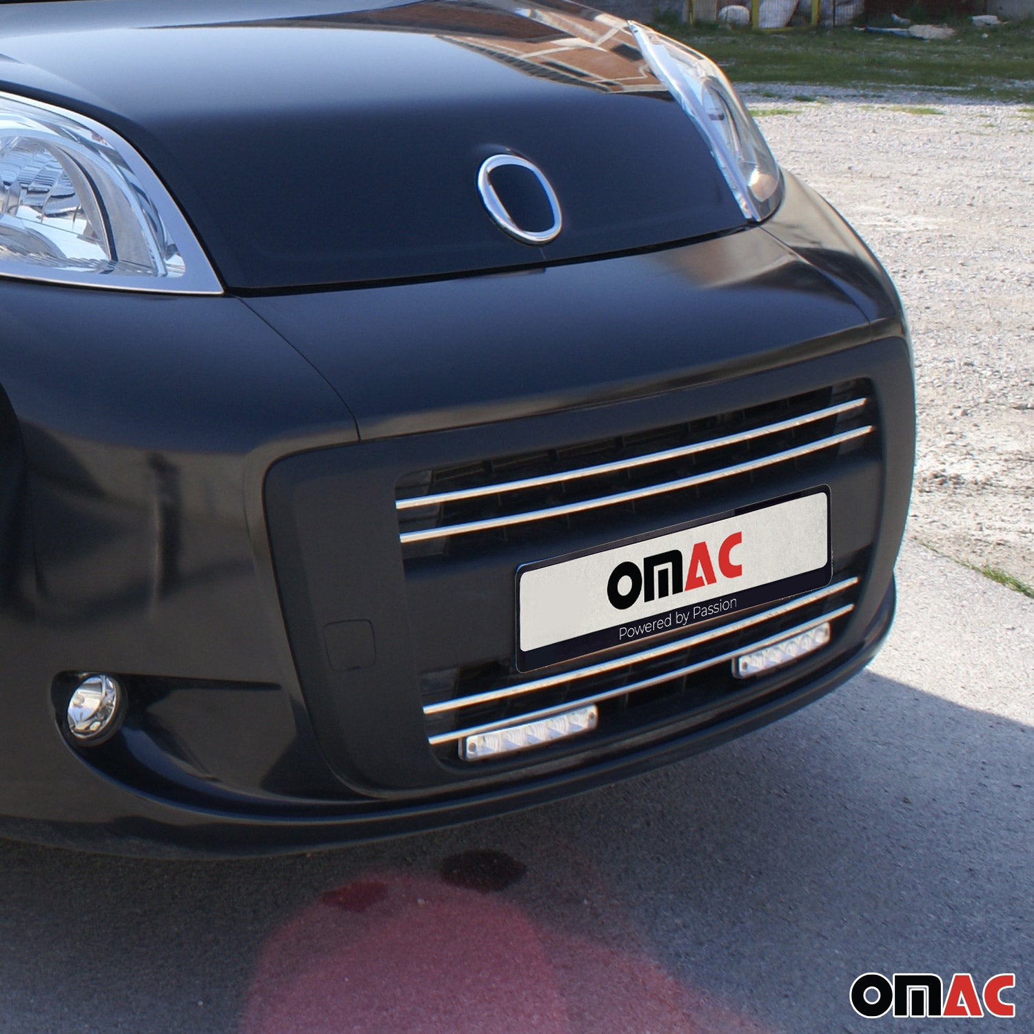 Moulure de Grille de Calandre pour Fiat Fiorino 2007-2016 Chromé 4Pcs