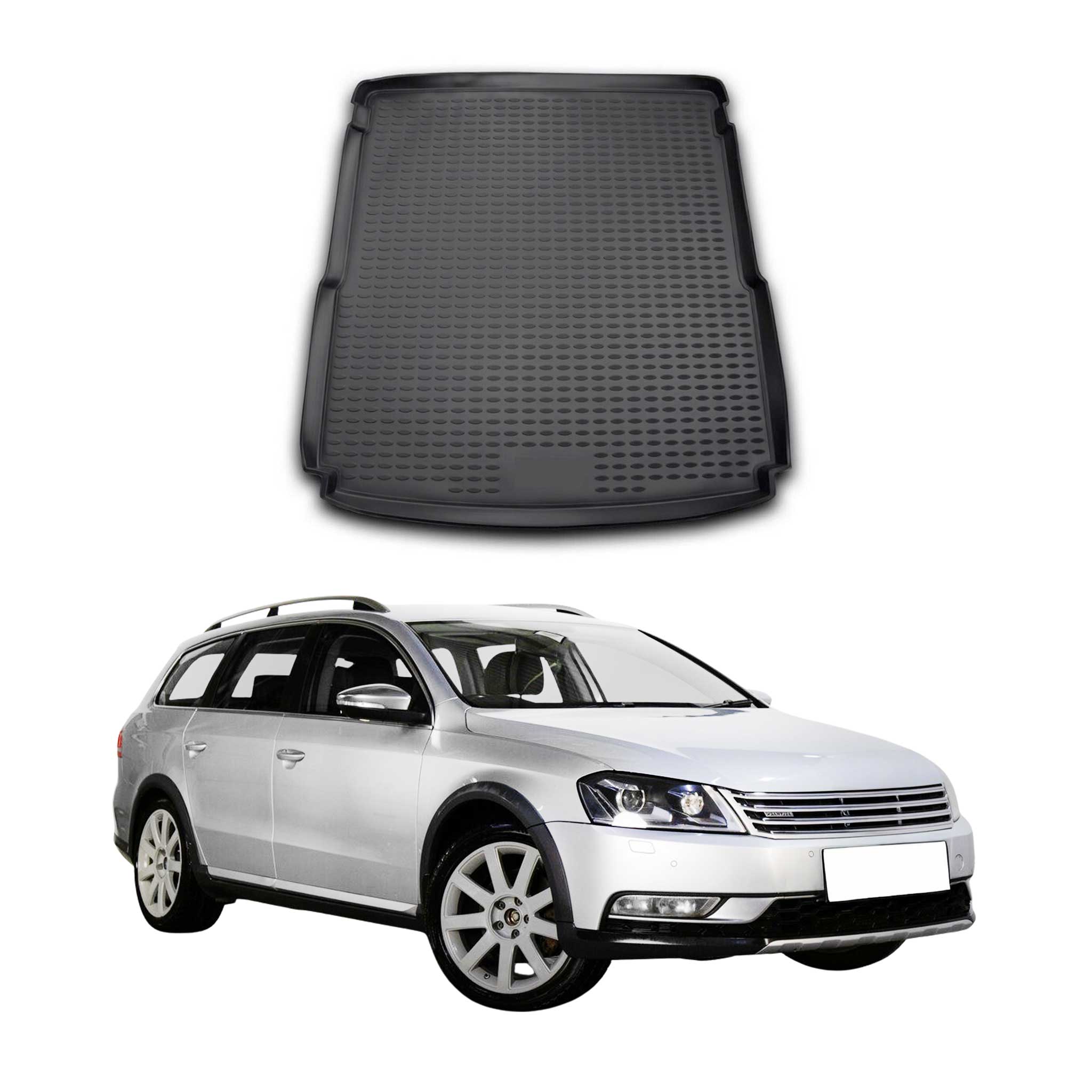 OMAC Tapis de coffre pour Volkswagen Passat CC 2010-2014 en caoutchouc Noir