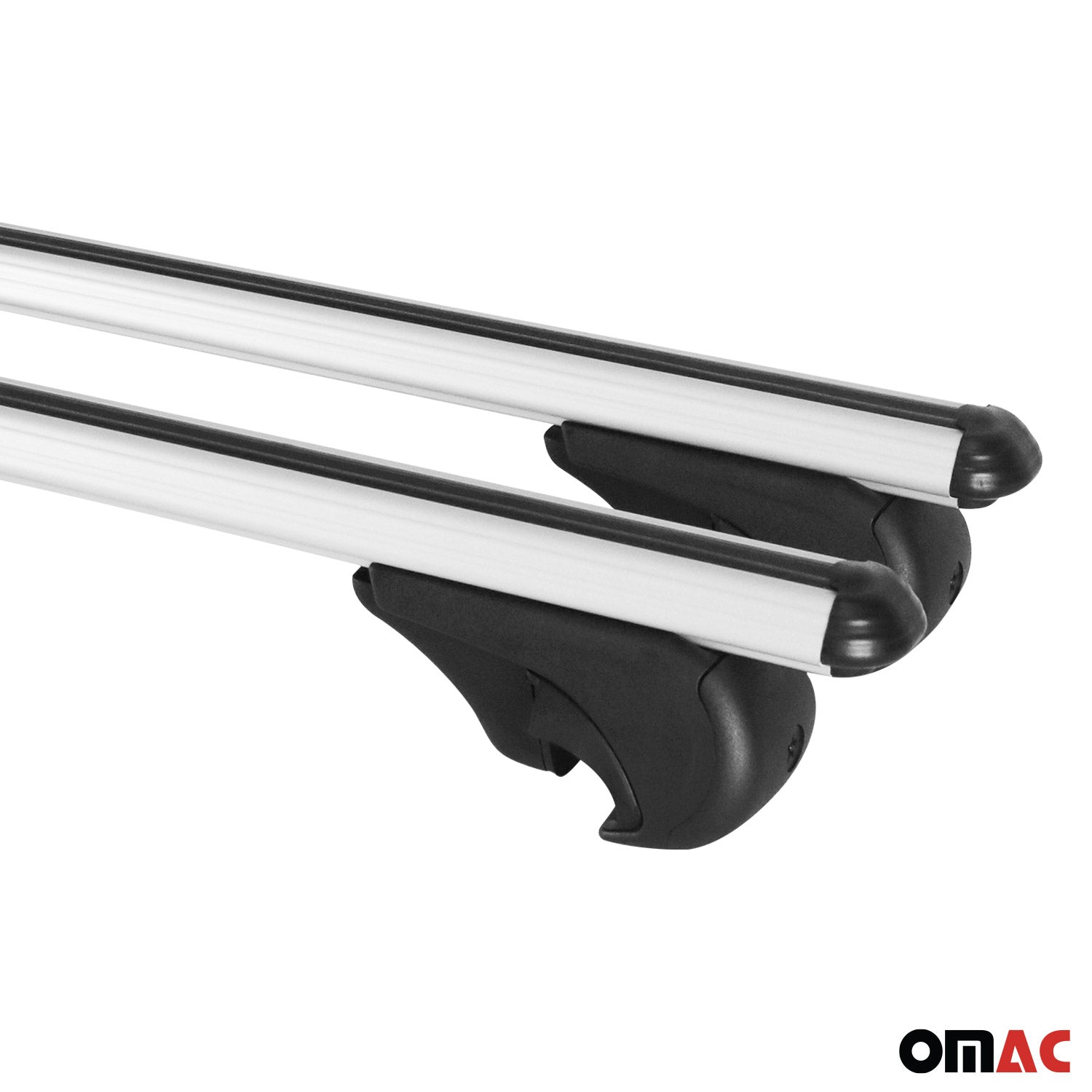 Barres de toit Transversales pour Audi A6 C8 Allroad 2019-2025 TÜV Alu Gris 2x