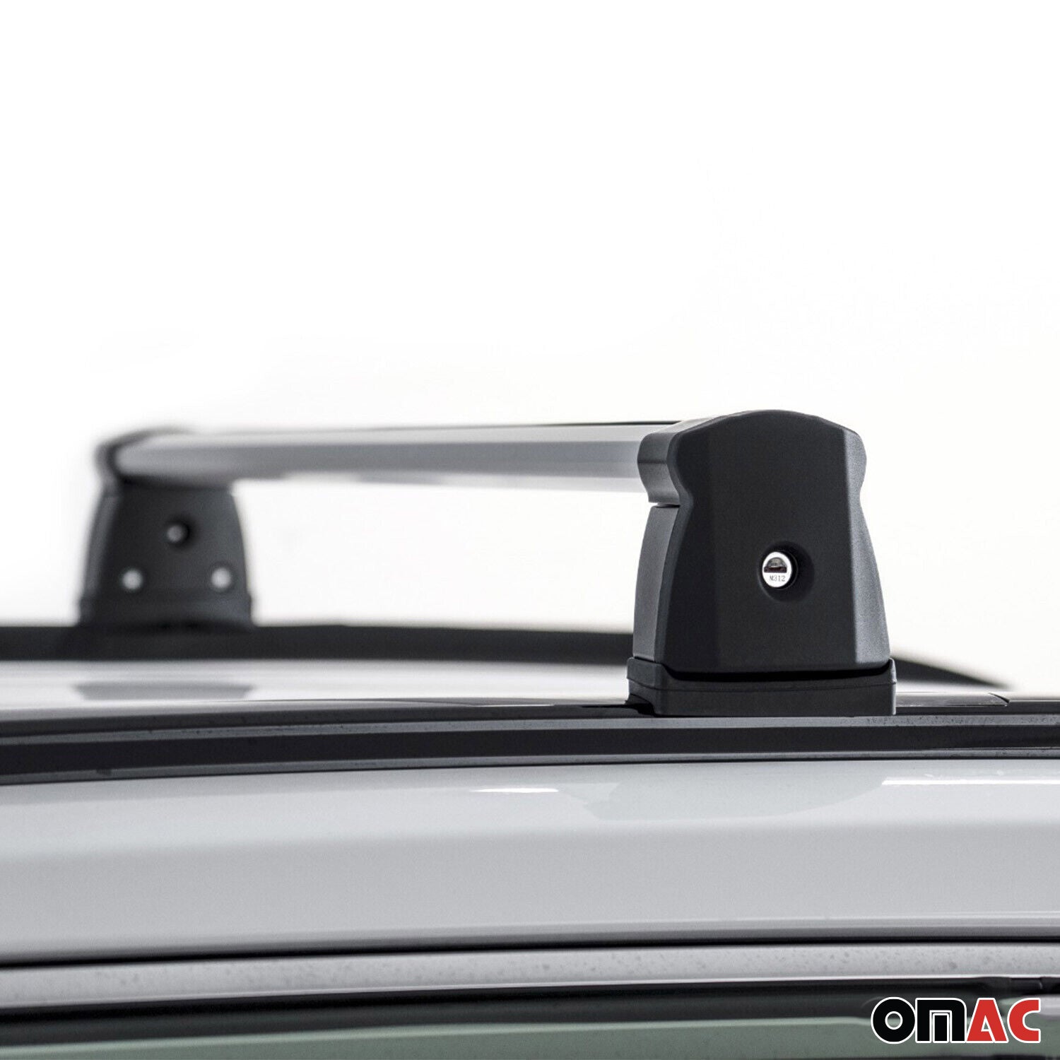Menabo Barres Transversales Pour Toyota RAV4 XA50 2019-2025 Alu Gris 2x