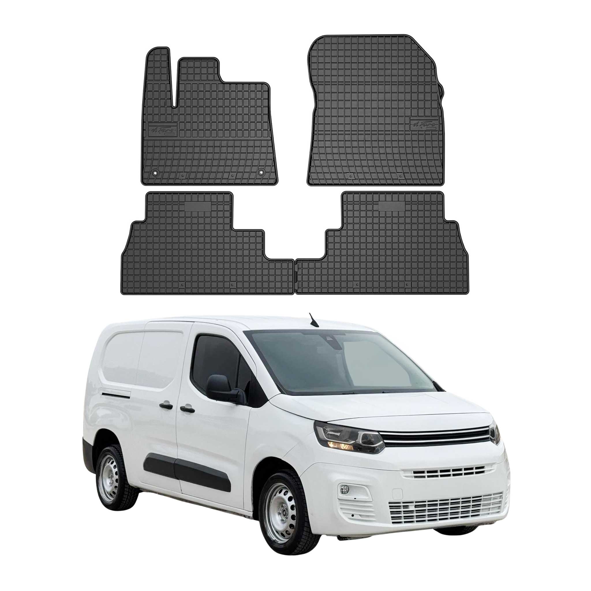 Tapis de Sol pour Citroen Berlingo/Berlingo XL 2018-2026 Caoutchouc