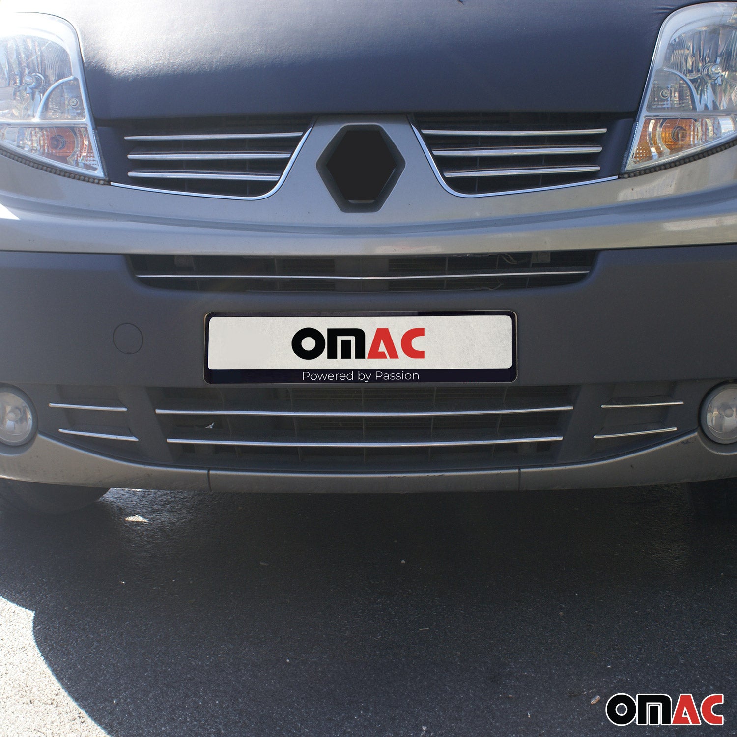 Moulure de grille de calandre pour Nissan Primastar 2001-2014 chromé 6Pcs