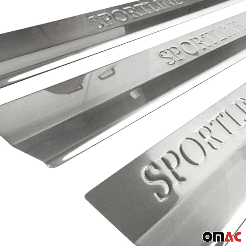 Protection Seuils de portes pour BMW Série 3 E36 Berline Break 1990-98 Inox 4Pcs