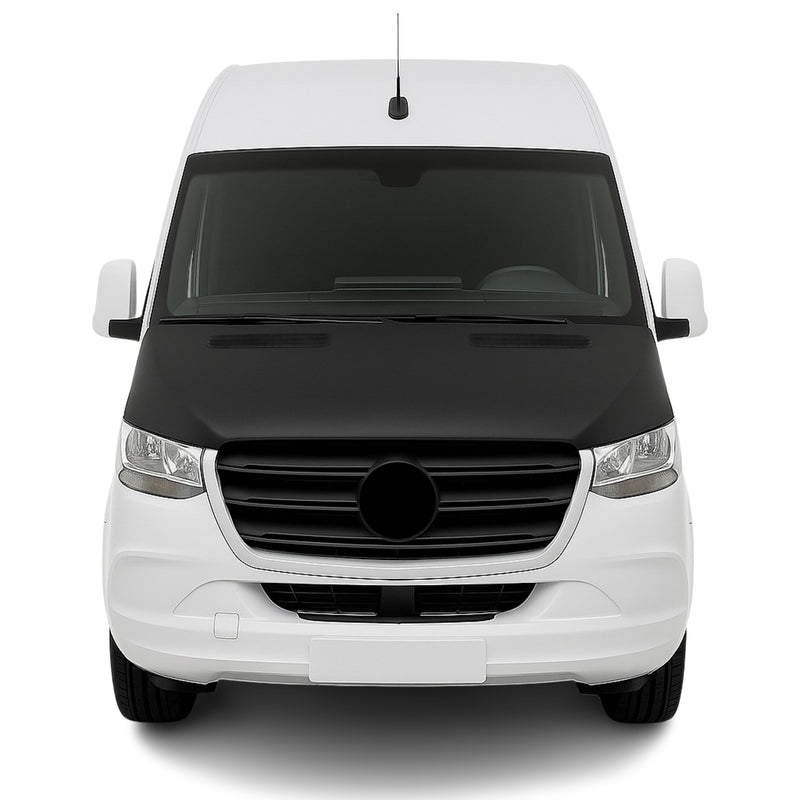 Protège Capot pour Mercedes Sprinter W907 2018-2025 Masque vinyle Noir complète