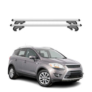 Barres de toit transversales pour Ford Kuga I 2008-2012 90kg Aluminium Gris 2x