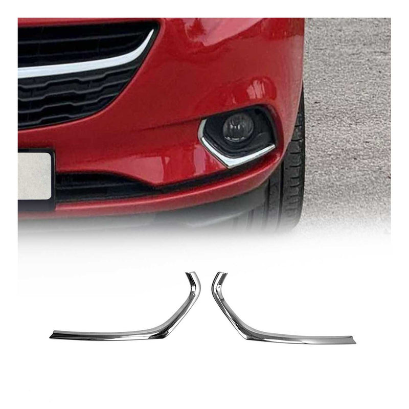 Cadre de Phare Antibrouillard pour Opel Corsa E 2015-2019 en acier inoxydable